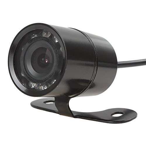 Telecamera di retromarcia LED ad alta definizione 120 gradi Ampio angolo di visione di visione notturna impermeabile Compatibile con auto, camper, mini-van Facile da installare e utilizzare