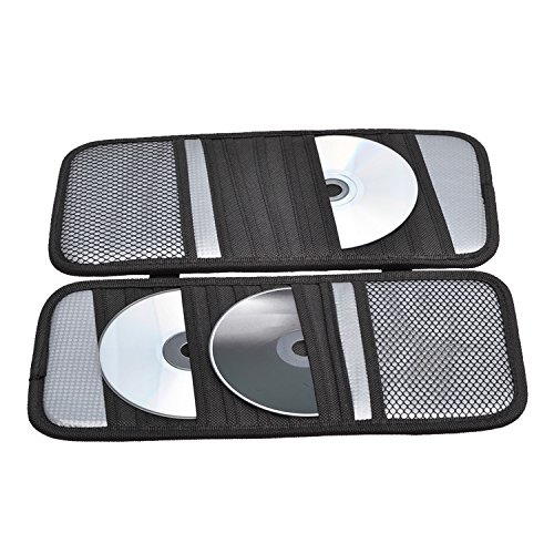 TFY Organizzatore Auto Visiera, carta e Elettronica Accessori Holder, 20 Porta CD / DVD Organizzatore