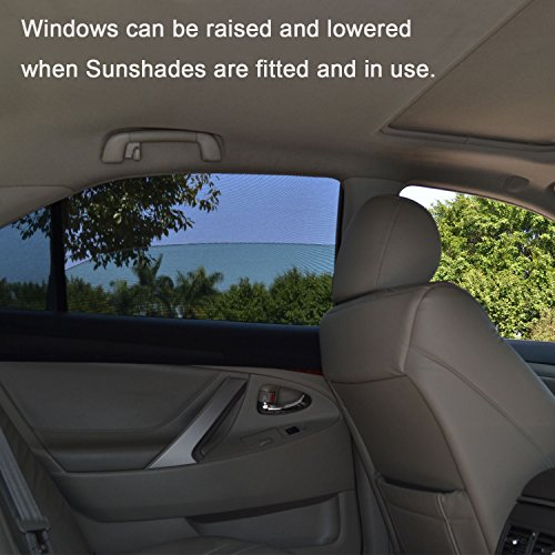 TFY Parasole universale per finestrini quadrati - Per veicoli con finestrini laterali tra i 29.5 