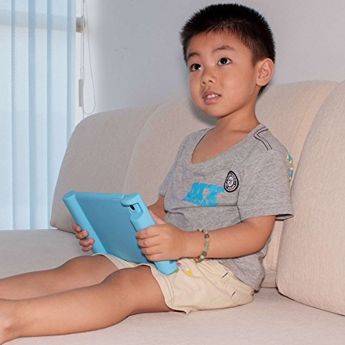 TFY Supporto iPad Mini 4 Poggiatesta Auto per Bambini – Smontabile Leggero Anti-Urti Anti-Scivolo Silicone Morbido Cover Maniglia (Verde)
