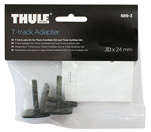 Thule 889301 T-Track Kit Adattatore guida T,  30 x 23mm