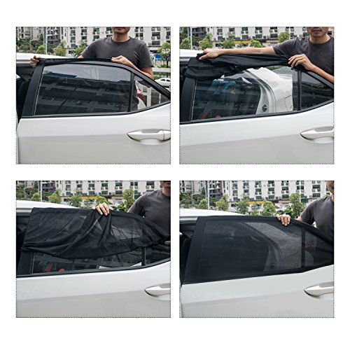 Timberrain auto finestra laterale parasole e parasole per lunotto posteriore (3 pezzi), protegge il vostro bambino, anziani famiglie e animali domestici, Sun glare e protezione raggi UV, misura universale, SUV, camion e furgoni.