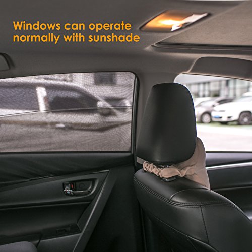 Timberrain auto finestra laterale parasole e parasole per lunotto posteriore (3 pezzi), protegge il vostro bambino, anziani famiglie e animali domestici, Sun glare e protezione raggi UV, misura universale, SUV, camion e furgoni.