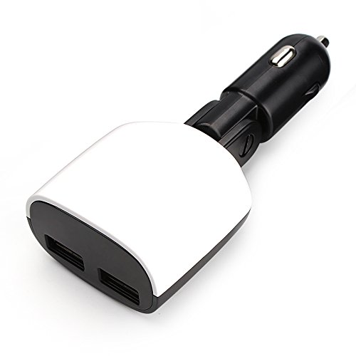 Tinkerbell Trinkets® caricatore auto doppio USB 5 V 1.0 a 2.4 A auto presa USB caricabatteria USB universale auto caldo automaticamente cambiamento corrente car-charger