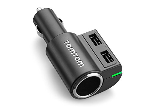 TomTom Fast Multi-Charger - mobile device chargers (Auto, Universal, Cigar lighter, GO 1000 GO 1005 GO 40 GO 400 GO 50 GO 500 GO 5000 GO 51 GO 510 GO 5100 GO 520 GO 5200 GO 530 GO..., Black)