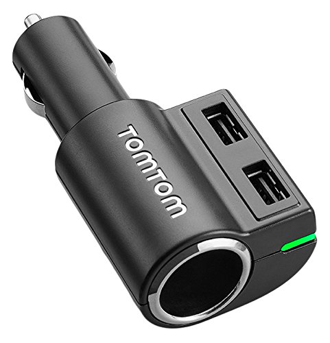 TomTom Fast Multi-Charger - mobile device chargers (Auto, Universal, Cigar lighter, GO 1000 GO 1005 GO 40 GO 400 GO 50 GO 500 GO 5000 GO 51 GO 510 GO 5100 GO 520 GO 5200 GO 530 GO..., Black)