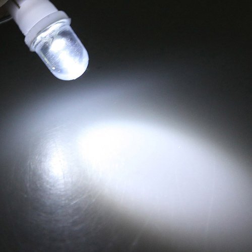 TOOGOO (R) 2X T10 W5W 501 194 Xenon LED bianco Luce laterale / Interni / targa lampadina UK