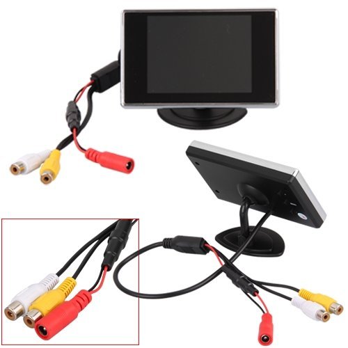 TOOGOO (R) 3,5 Inch TFT LCD Digitale Monitor Retromarcia per Auto Macchina