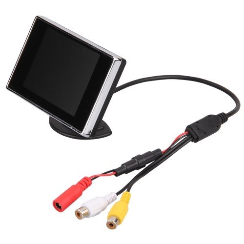 TOOGOO (R) 3,5 Inch TFT LCD Digitale Monitor Retromarcia per Auto Macchina