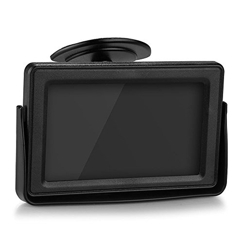 TOOGOO(R) 4,3" Monitor LCD TFT + Videocamera Retromarcia Visione Notturna per Auto