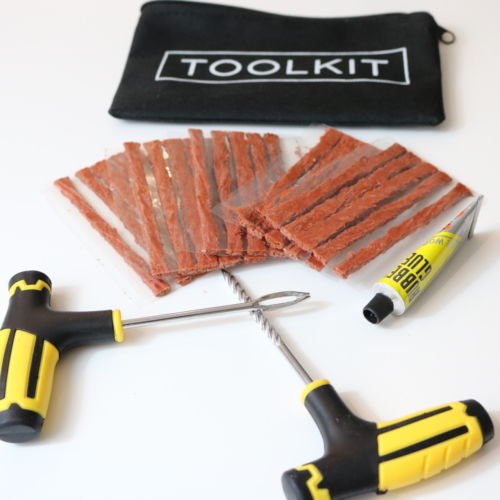 Tool kit di emergenza auto Van moto tubeless riparazione foratura con striscia set
