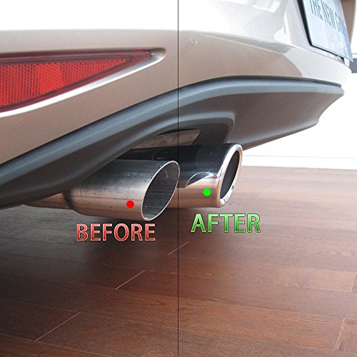Top-Longer TL-Stainless Steel Exhaust 6 Stainless Steel Exhaust Tailpipe Trim Ends