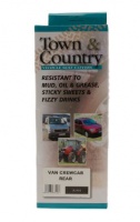 Town and Country - Coprisedile posteriore per furgone, colore: Nero