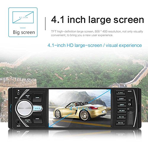 Tuankayuk 10,4 cm HD 1DIN stereo auto digitale MP5 audio Player FM radio Bluetooth USB/TF AUX
