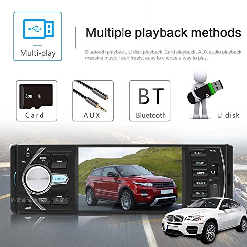 Tuankayuk 10,4 cm HD 1DIN stereo auto digitale MP5 audio Player FM radio Bluetooth USB/TF AUX