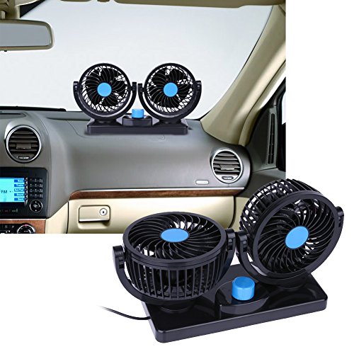 Tuankayuk portatile auto veicolo camion aria di raffreddamento ventola di raffreddamento regolabile a 360 °