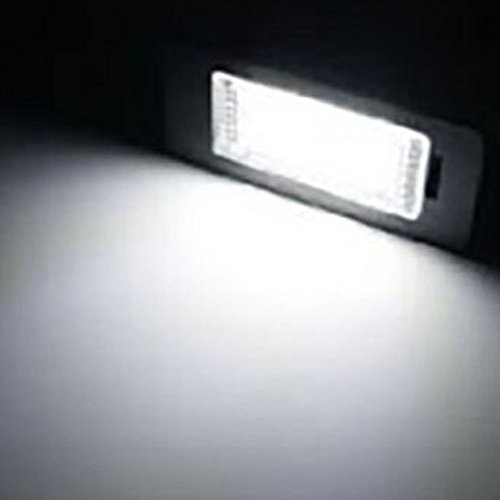 Tuincyn 24SMD LED numero targa luce lampade utilizzato per Focus C-Max 03 - 07 auto guida lampada RV camper lampada 6000 K (confezione da 2)