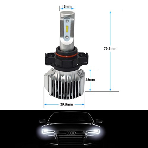 Tuincyn H4 super Bright faro LED lampadine del chip 2pcs-led 8000 lumen bianco HB2/9003 automobile fari di conversione kit auto guida lampada IP67 impermeabile
