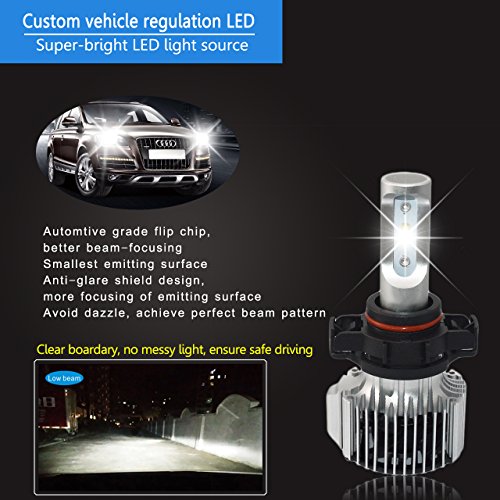 Tuincyn H4 super Bright faro LED lampadine del chip 2pcs-led 8000 lumen bianco HB2/9003 automobile fari di conversione kit auto guida lampada IP67 impermeabile