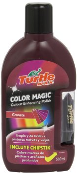 Turtle Wax FG4928 Cera Color Magic Plus Rosso Scuro 500Ml