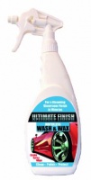 Ultimate Finish - Detergente e lucidante senza acqua, bottiglia in plastica con spruzzino, 750 ml