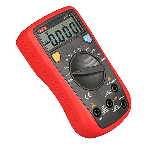UNI-T UT136B Multimetro digitale manuale/voltmetro/tester di circuito (DC/AC), funzione auto-range, amperometro