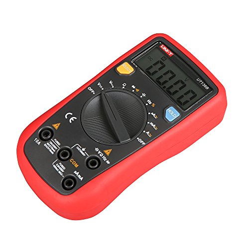 UNI-T UT136B Multimetro digitale manuale/voltmetro/tester di circuito (DC/AC), funzione auto-range, amperometro
