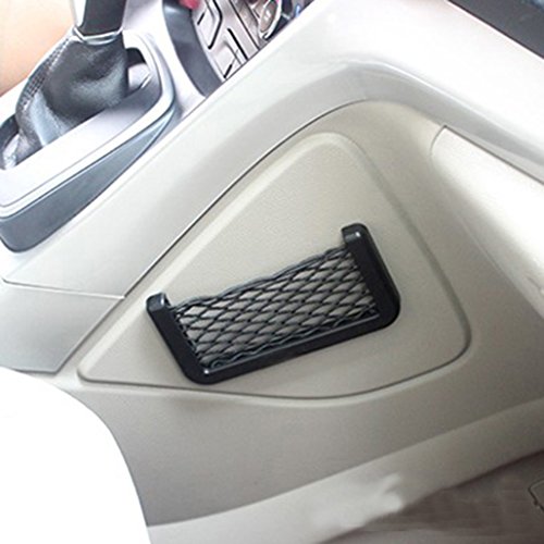 Universale auto cargo tronco sedile posteriore rete portaoggetti borsa posteriore sedile rete sacchetto del telefono tasca organizer