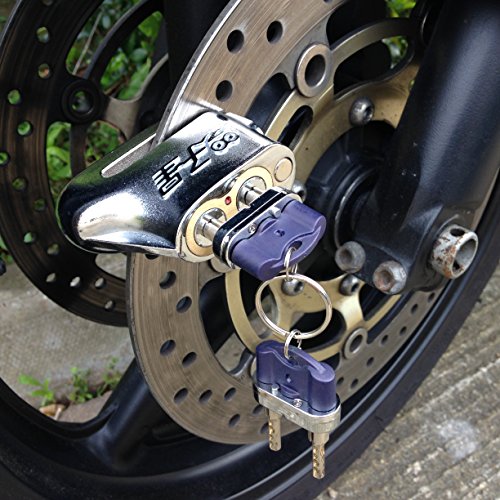 "unpickable" anti-furto doppia chiave per freno a disco moto e scooter