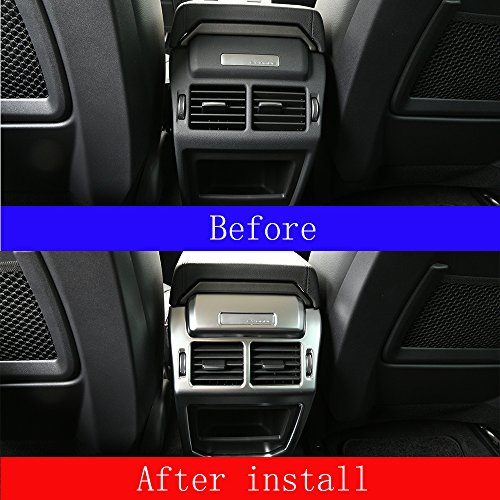 Uscita aria condizionata per auto accessori interni Rear Vent copertura telaio Trim sticker