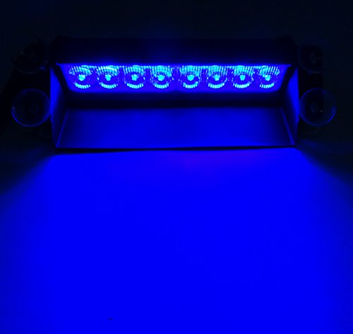 USUN Luce Stroboscopica Di Emergenza Con 8 LED Per il Parabrezza Dell