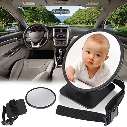Vanpower Baby Car Mirror, seggiolino auto regolabile del sedile posteriore Baby View Mirror specchio posteriore di retromarcia di sicurezza sedile posteriore