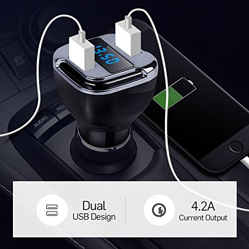 Vanpower display LED 4.2 A doppia porta USB caricabatteria da auto posizionamento GPS localizzatore Tracker