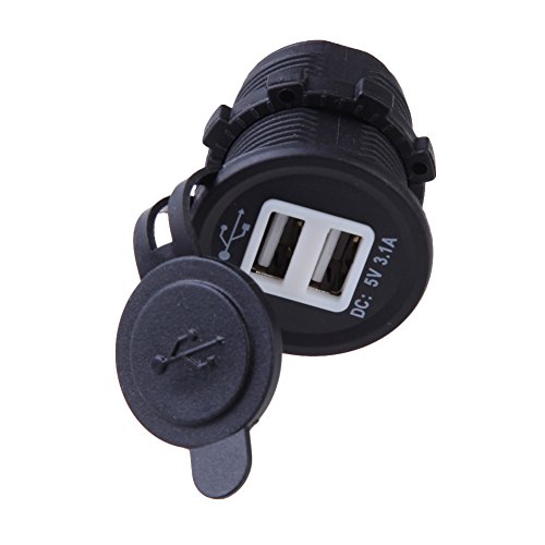 Vanpower marine moto auto Mini Dual USB caricatore adattatore presa di corrente LED