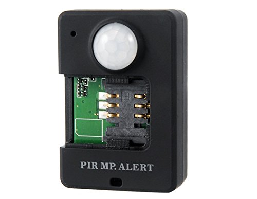 Vayne Allarme A9 GSM Allarme PIR MP.Alert sensore a infrarossi antifurto Motion Detection (nero)
