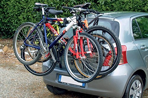 VDP Biki portabiciclette Hyundai i10 (ia) dal 2013 – Portabici posteriore per 3 biciclette