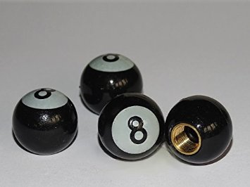 Vent-Caps, Billiard ball, set: 4 pieces