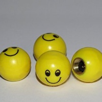Vent-Caps, Smiley, set: 4 pieces
