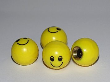 Vent-Caps, Smiley, set: 4 pieces