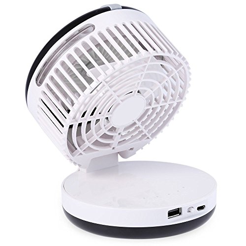 Ventilatore da tavolo 3-in-1 - Banca di potere / Personal Fan / umidificatore - spruzzo ventilatore per interno / esterno