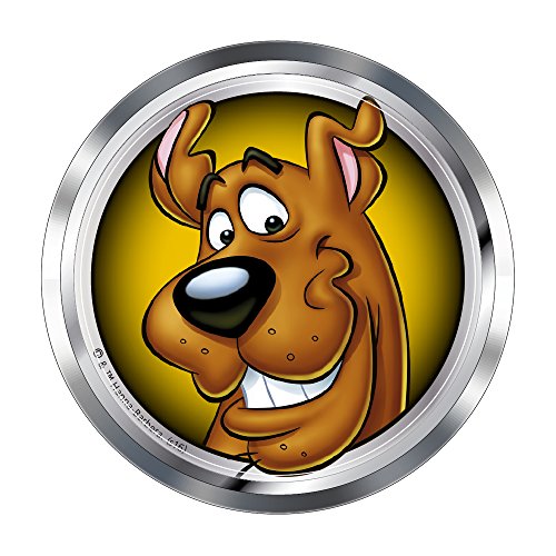 Ventilatore emblemi Smiling Scooby Doo Automotive emblema, Premium 3D decalcomania flette to fully Aderisci portatile auto camion moto quasi nulla (cromo, multicolore, con cupola)