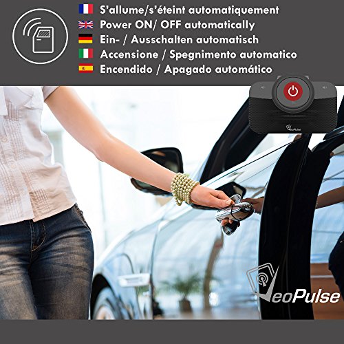 VeoPulse B-PRO 2B Kit Vivavoce per Auto Bluetooth con Accensione e Connessione Automatica per telefonare in sicurezza e legalità al volante