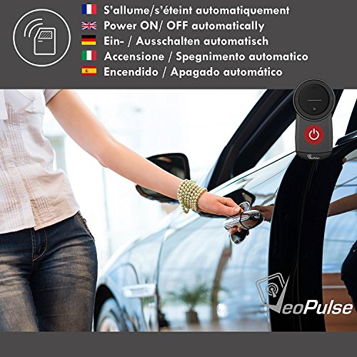 VeoPulse B-PRO B Kit Vivavoce per Auto Bluetooth con Accensione e Connessione Automatica per telefonare in sicurezza e legalità al volante