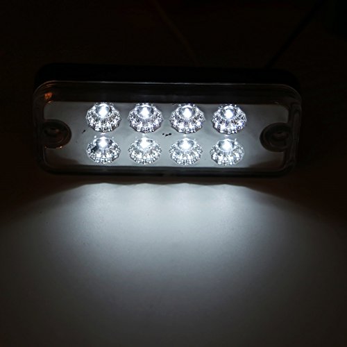 VGEBY 6Pcs 12V 8 LED Indicatore Laterale della Lampada, Lampade per Segnalatori Laterali dell