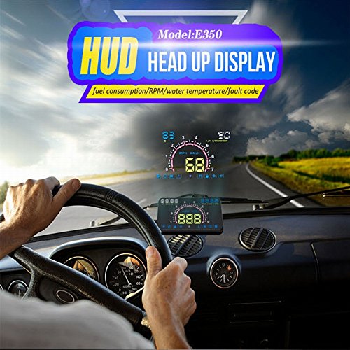VGEBY Universale HUD Head Up Display 5.8" Con OBD2 E EUOBD Per Auto Avviso Di Velocità