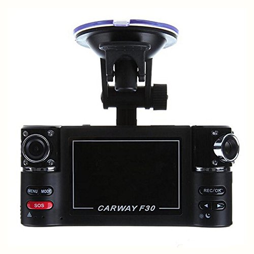 vgsion F30 doppia lente 2.7 pollici auto dvr visione notturna HD 1080P registratore ruotato guida con Veicolo Videocamera digitale
