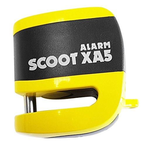 Victory Magnum Oxford Scoot XA5 Alarm Disc Lock Security motorcycle Yellow LK287
