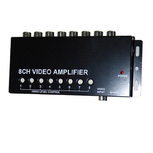 Video Distributore 8 IN 1 video splitter splitter Attivo amplificatori di video Amplificatore - regolabile