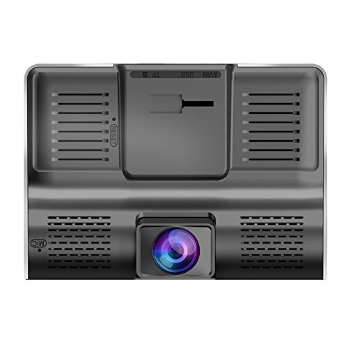 Videoregistratore LCD per auto DVR 1080P HD 4 "con sensore G 170 ° 3 Registratore per obiettivo + Telecamera per visione notturna