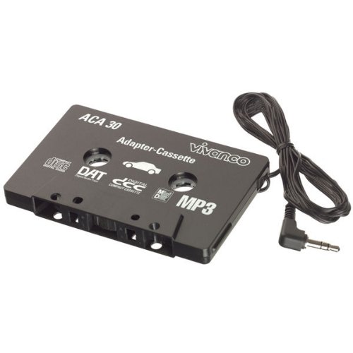 Vivanco ACA35 - audio cassette adapters (3.5 mm (1/8"), Black)